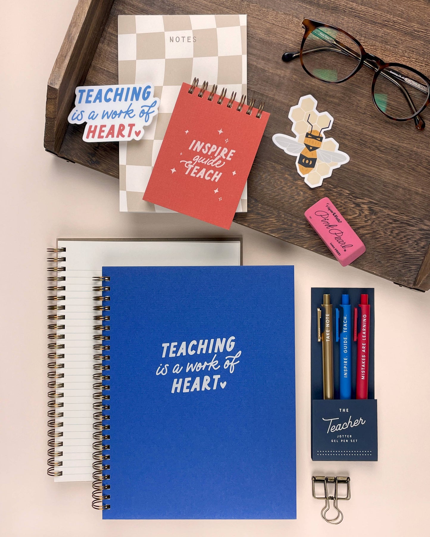 The Teacher Jotter Gel Pen: Set of 3 by Ruff House Print Shop