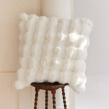 Rabbit Faux Fur Pillow Cover by Breck + Fox