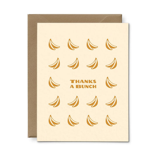 Thanks A Bunch Card by Ruff House Print Shop