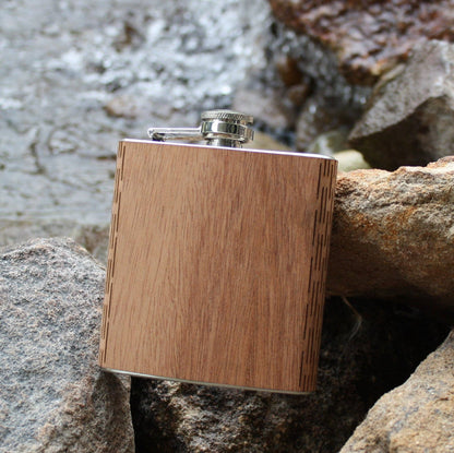 6 oz. Wooden Hip Flask by WUDN Handcrafted