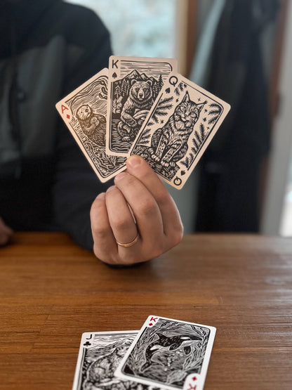Wild Characters of Alaska Playing Cards by Frost and Fur