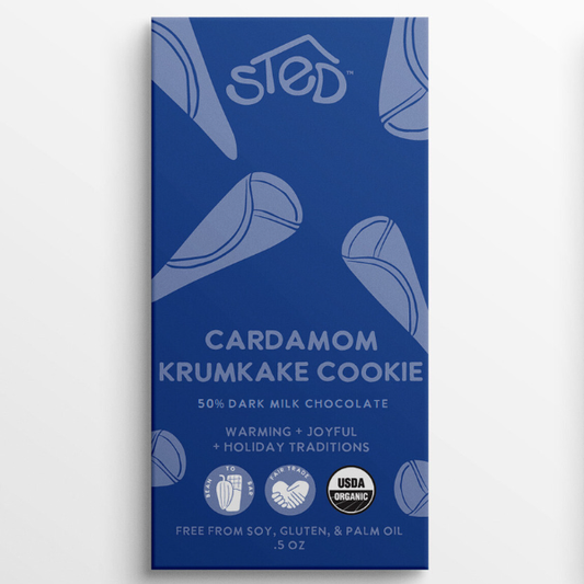 Mini Cardamom Krumkake Cookie by Sted Foods