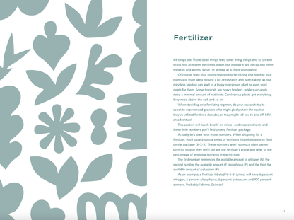 Grow a Damn Plant: A Gardening Journal for Plants
