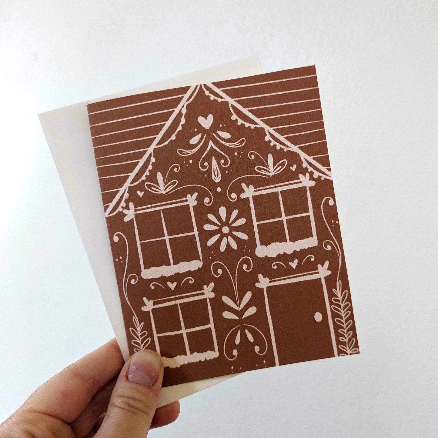 Gingerbread Houses | Set of Four Cards by Elizabeth Kirsteatter