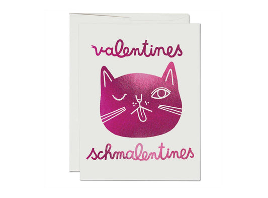 Valentines Schmalentines Greeting Card by Red Cap Cards