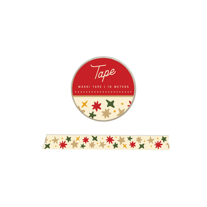 Christmas Holiday Stars Washi Tape by Ruff House Print Shop