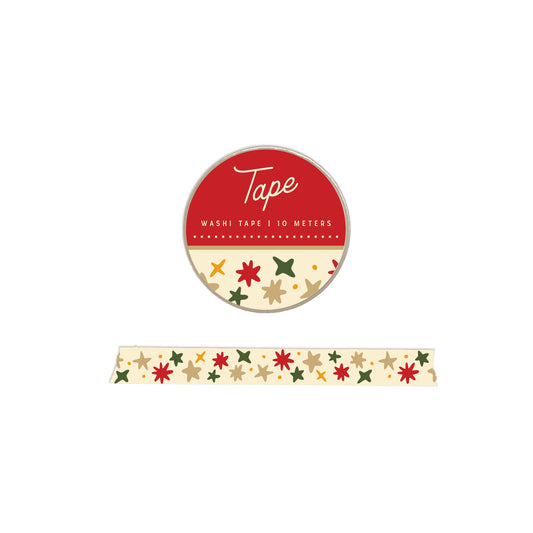 Christmas Holiday Stars Washi Tape by Ruff House Print Shop