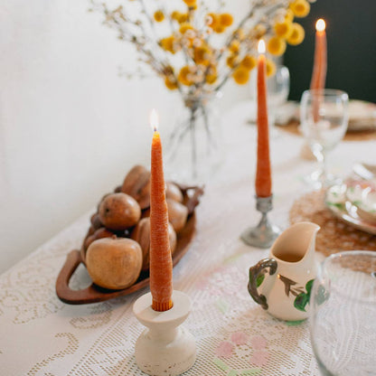 Carrot Taper Candles by Happy Organics