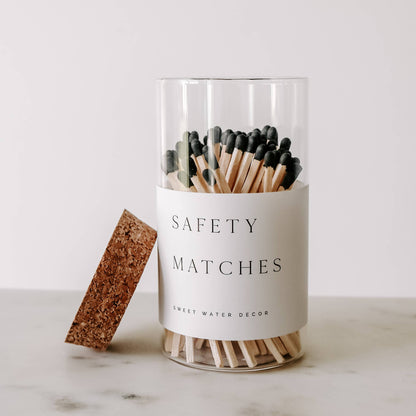 Apothecary Safety Matches | Black