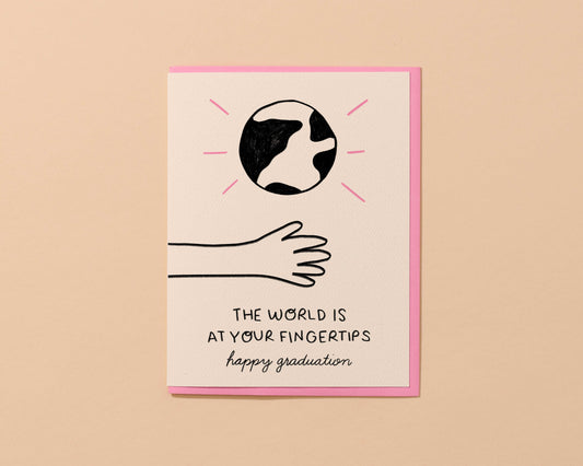 At Your Fingertips Greeting Card by And Here We Are