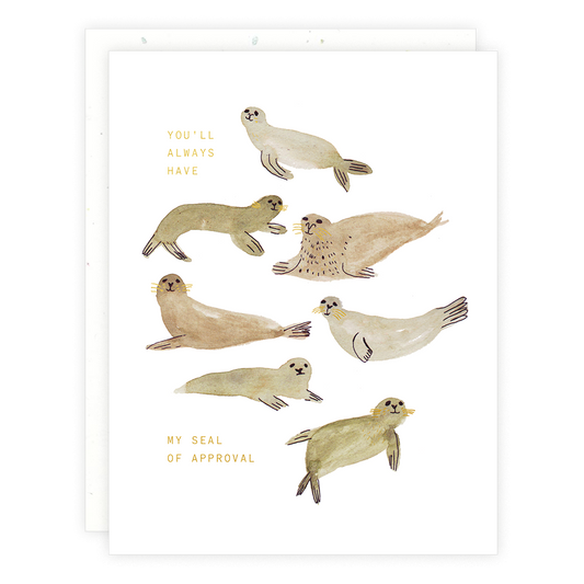 Seal of Approval Greeting Card by Someday Studio
