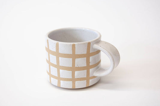 Speckle Grid Mug by Co.House Designs