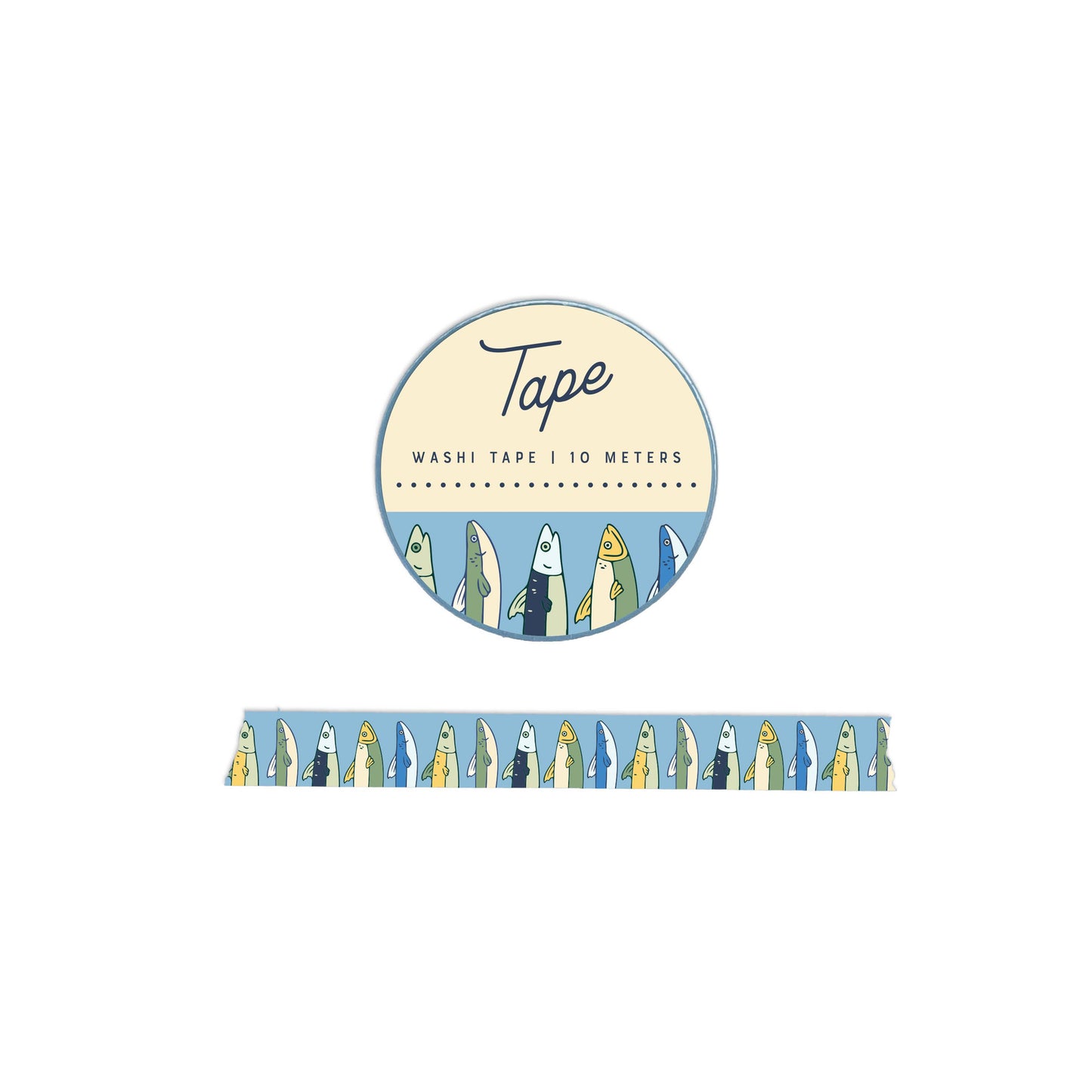 Fishy Washi Tape by Ruff House Print Shop