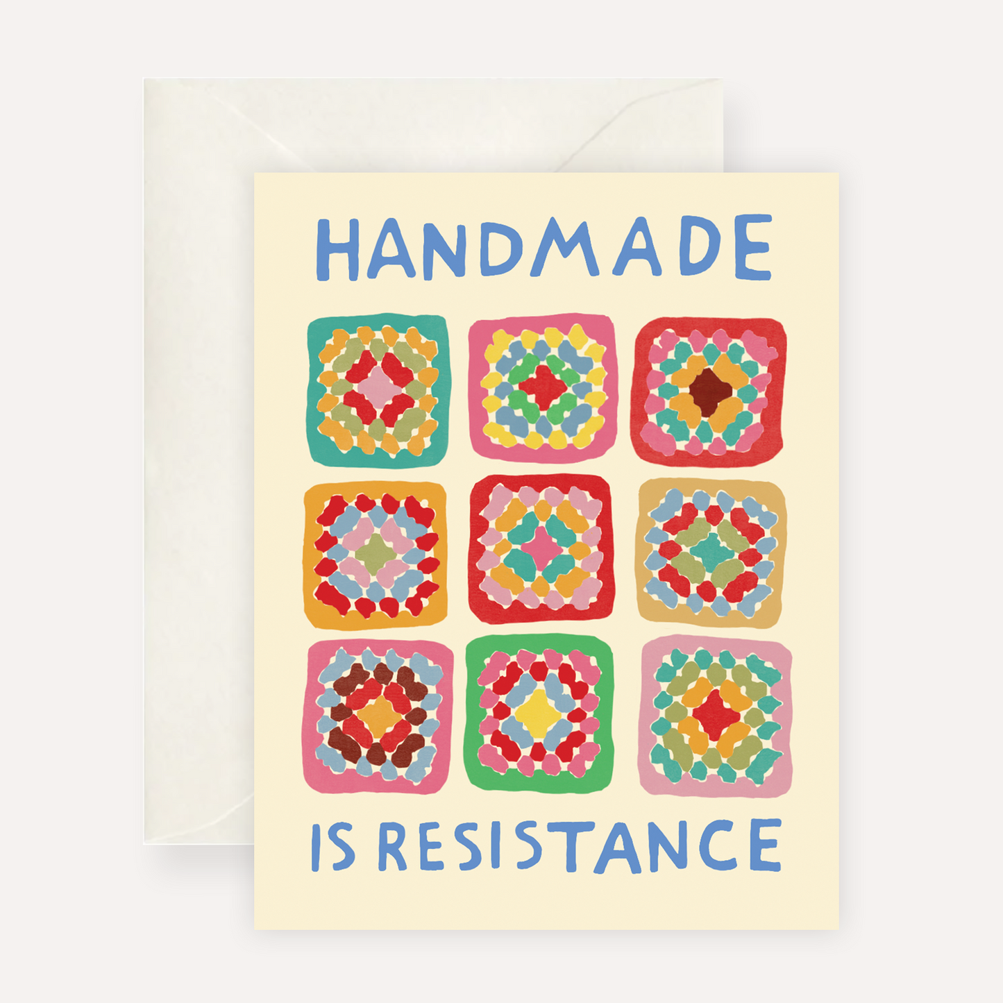 Handmade is Resistance Card by Persika Design Co.