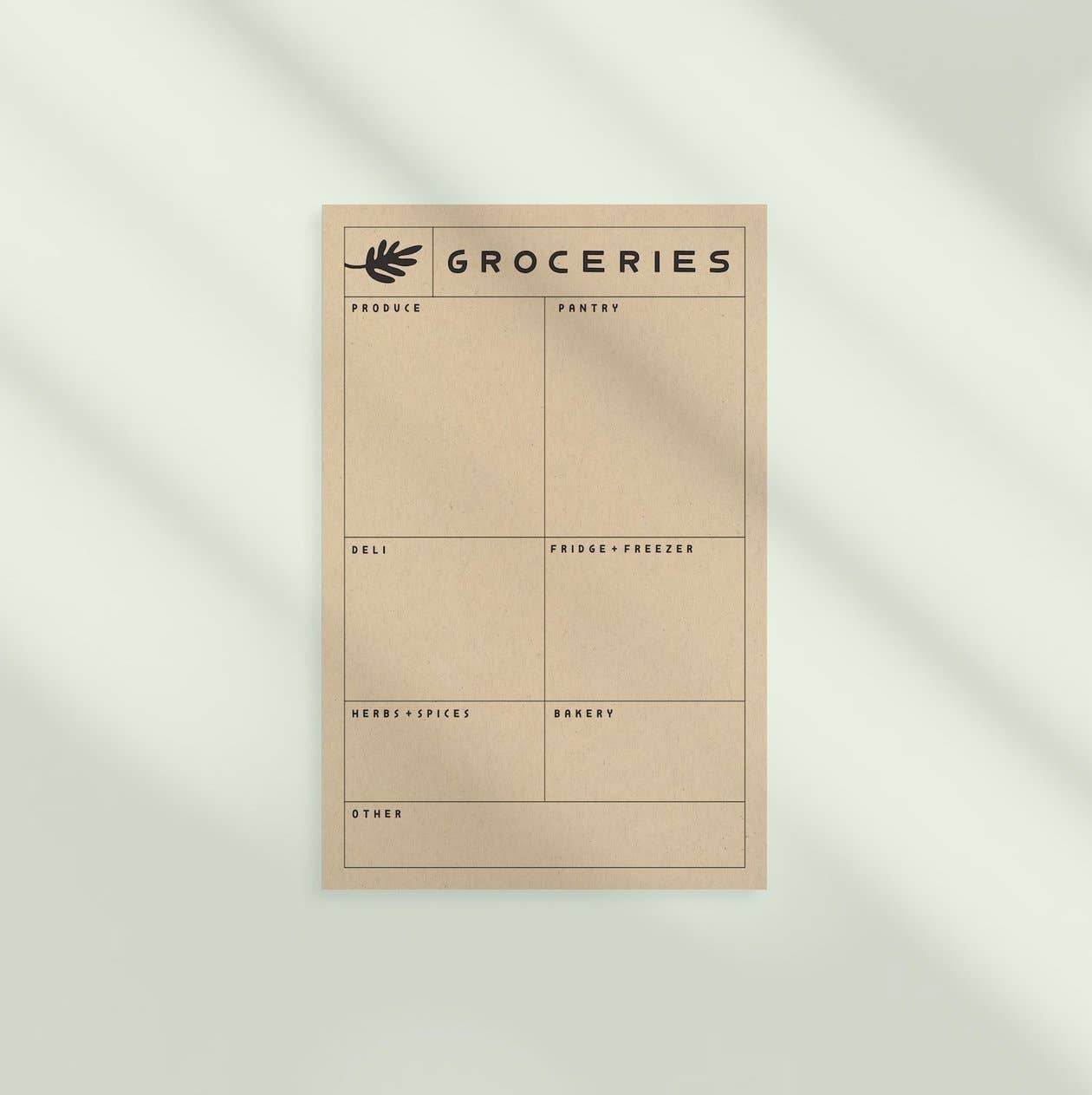 Groceries Notepad by Worthwhile Paper