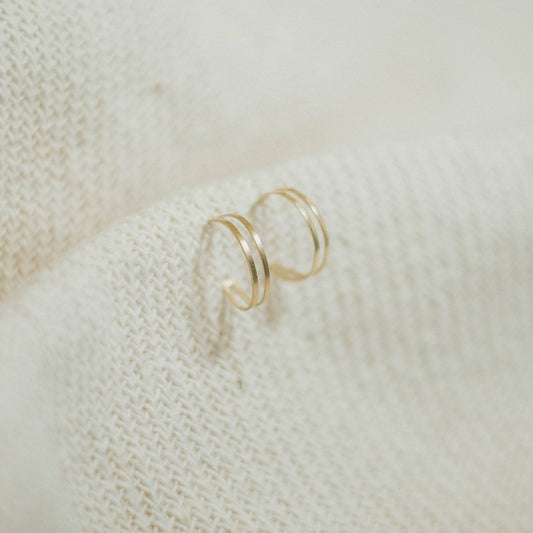 Cigar Split Hoop Earrings by Commonform