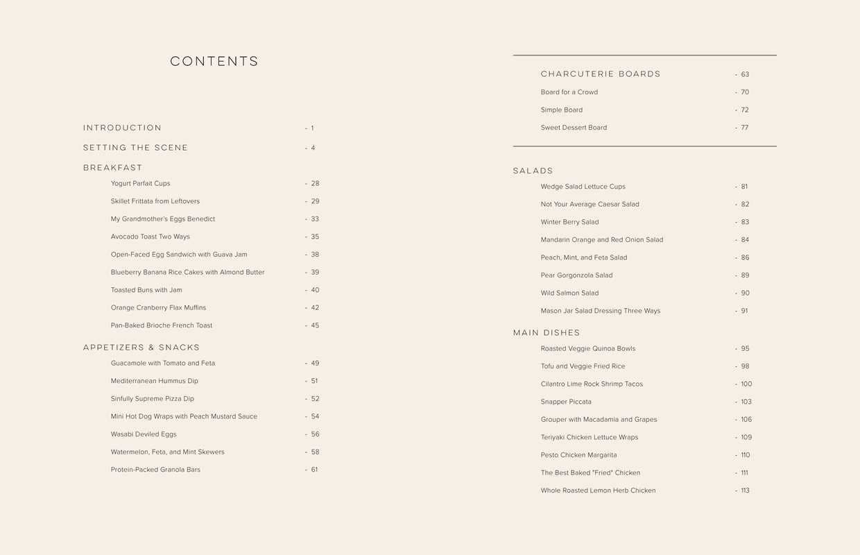 Modern Hippie Table Recipe Cookbook by Lauren Thomas