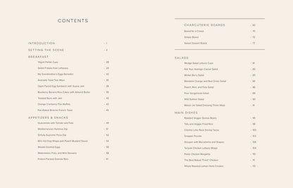 Modern Hippie Table Recipe Cookbook by Lauren Thomas