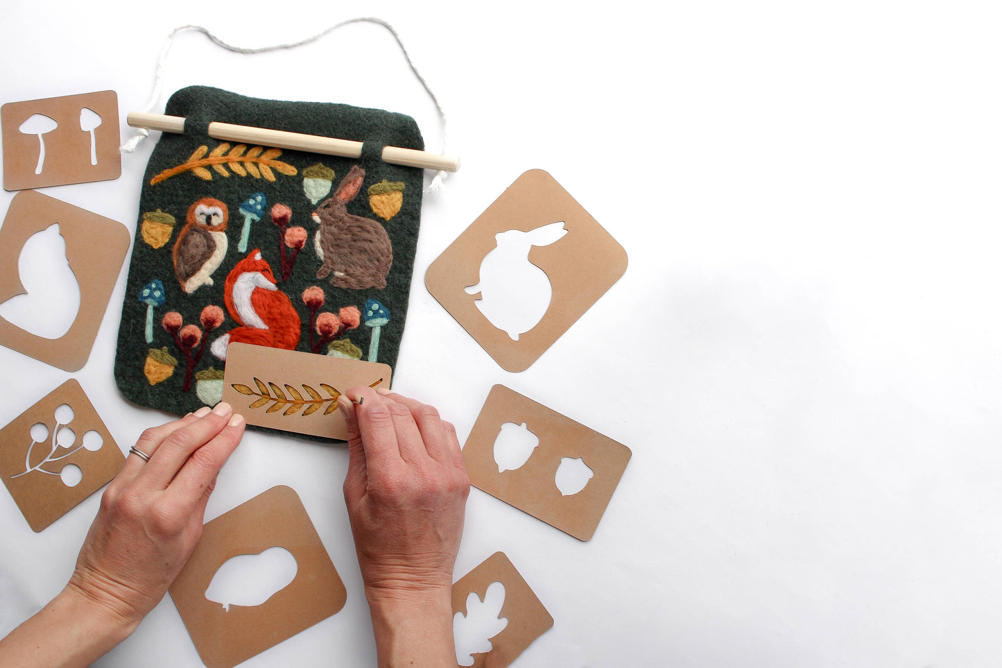 Woodland Banner Felting Kit 
