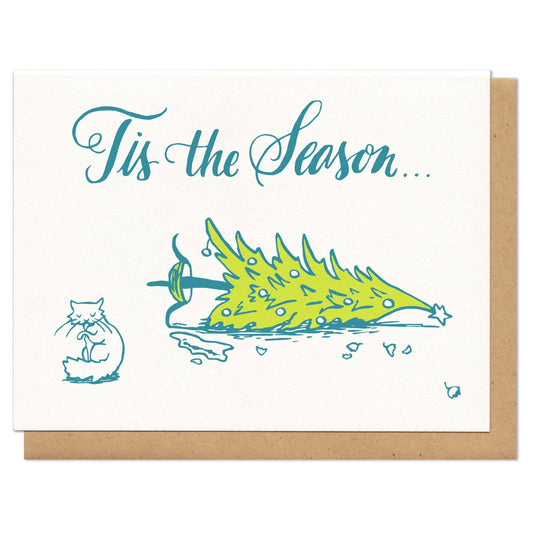 Tis the Season Cat Greeting Card Box Set by Frog & Toad Press