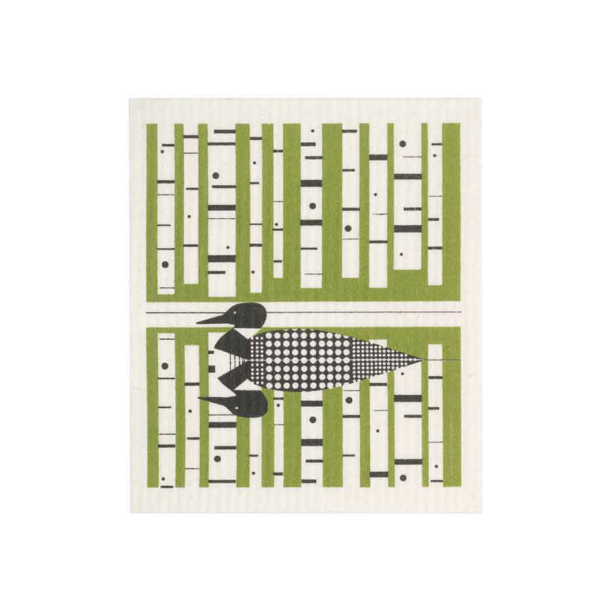 Loon Swedish Dishcloth by Cose Nuove