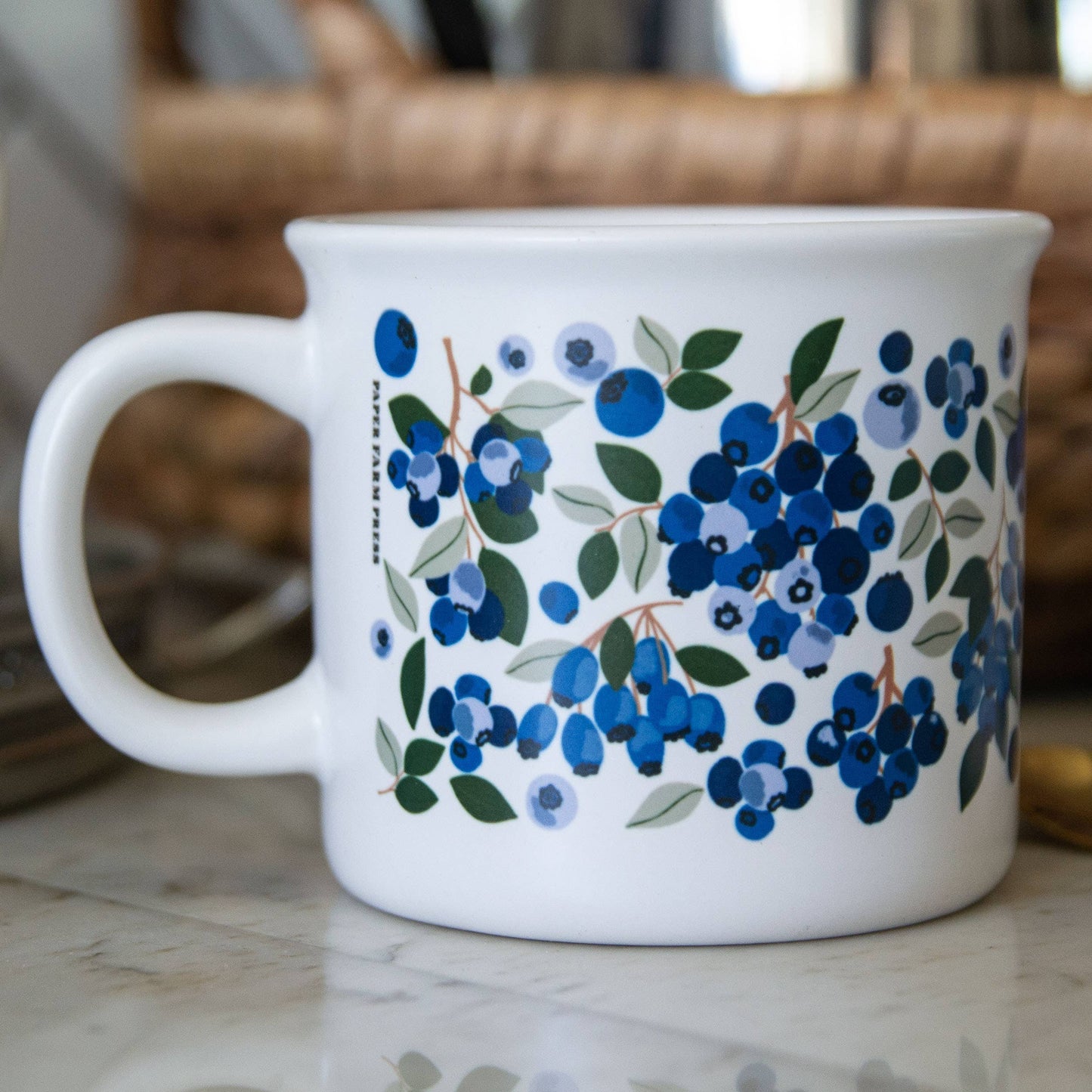 Blueberry Field Mug 12 oz. by Paper Farm Press