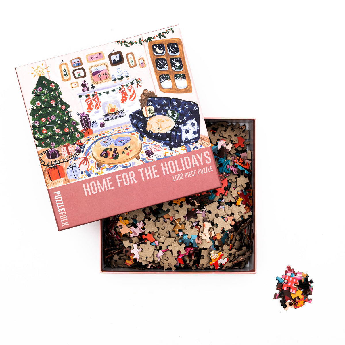 Home for the Holidays 1000-Piece Christmas Puzzle by PuzzleFolk