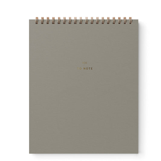 To Note Lined Notebook | Light Sage