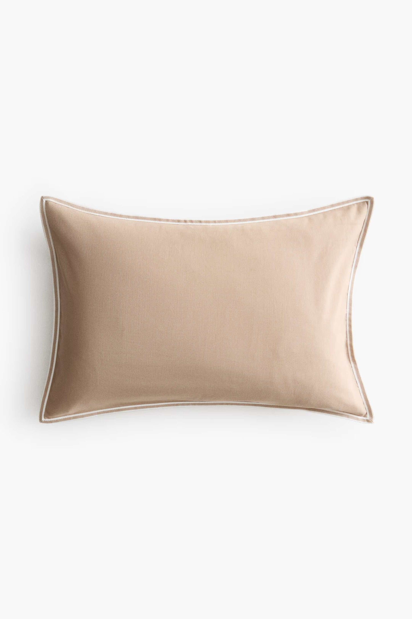Cotton Canvas 16"x24" Accent Pillow | Beige