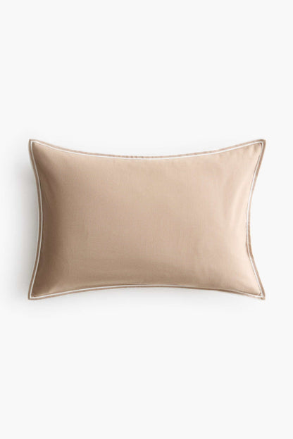 Cotton Canvas 16"x24" Accent Pillow | Beige