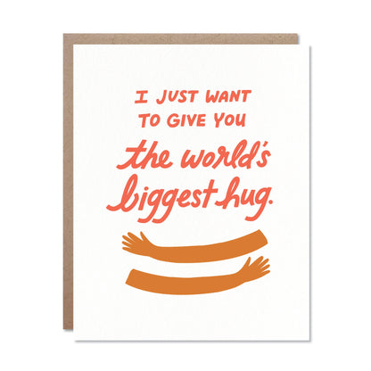 World's Biggest Hug Card by Odd Daughter Paper Co.
