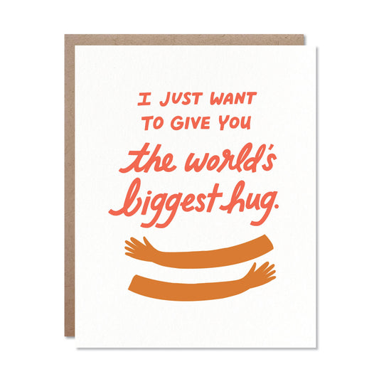 World's Biggest Hug Card by Odd Daughter Paper Co.