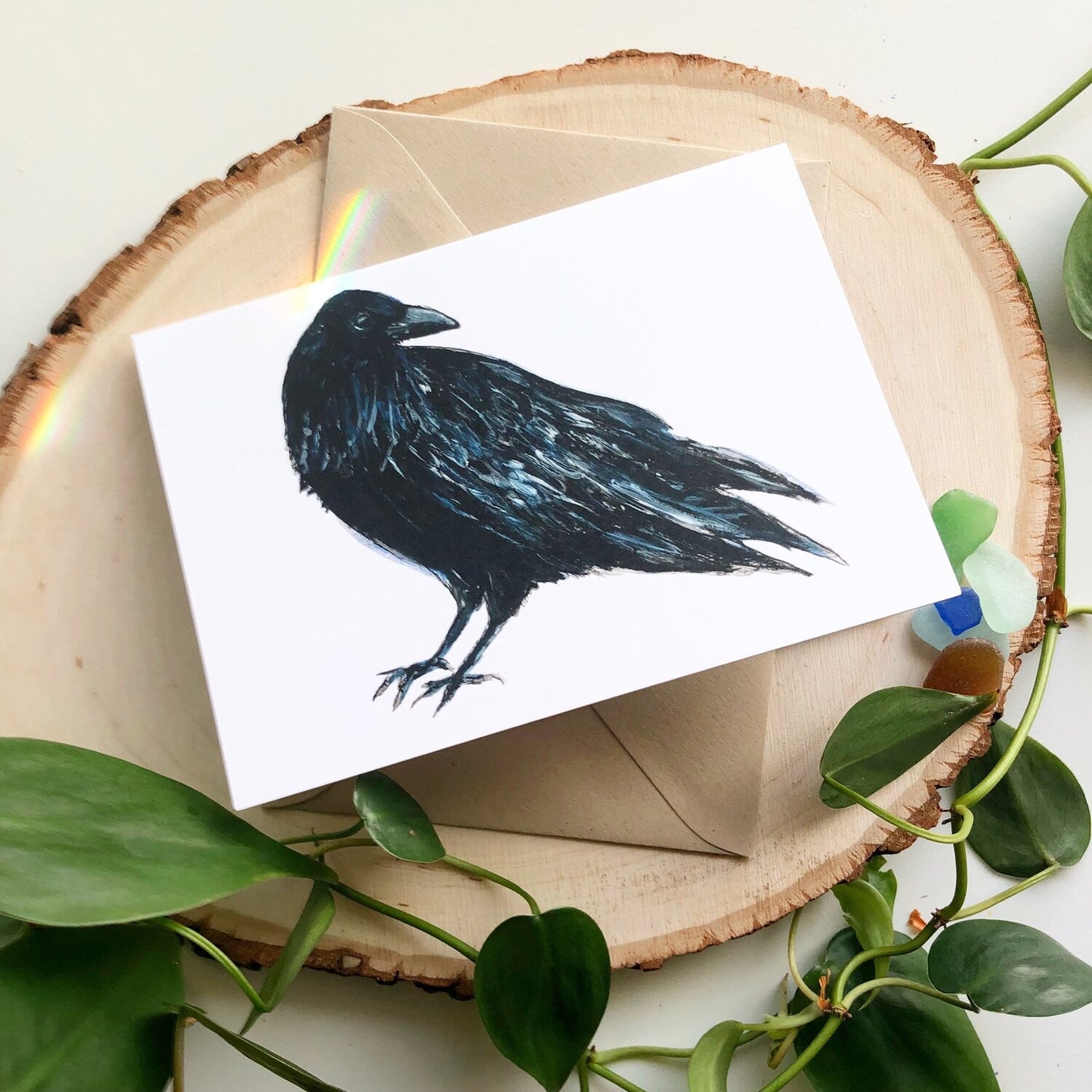 Raven Card by Anya Toelle