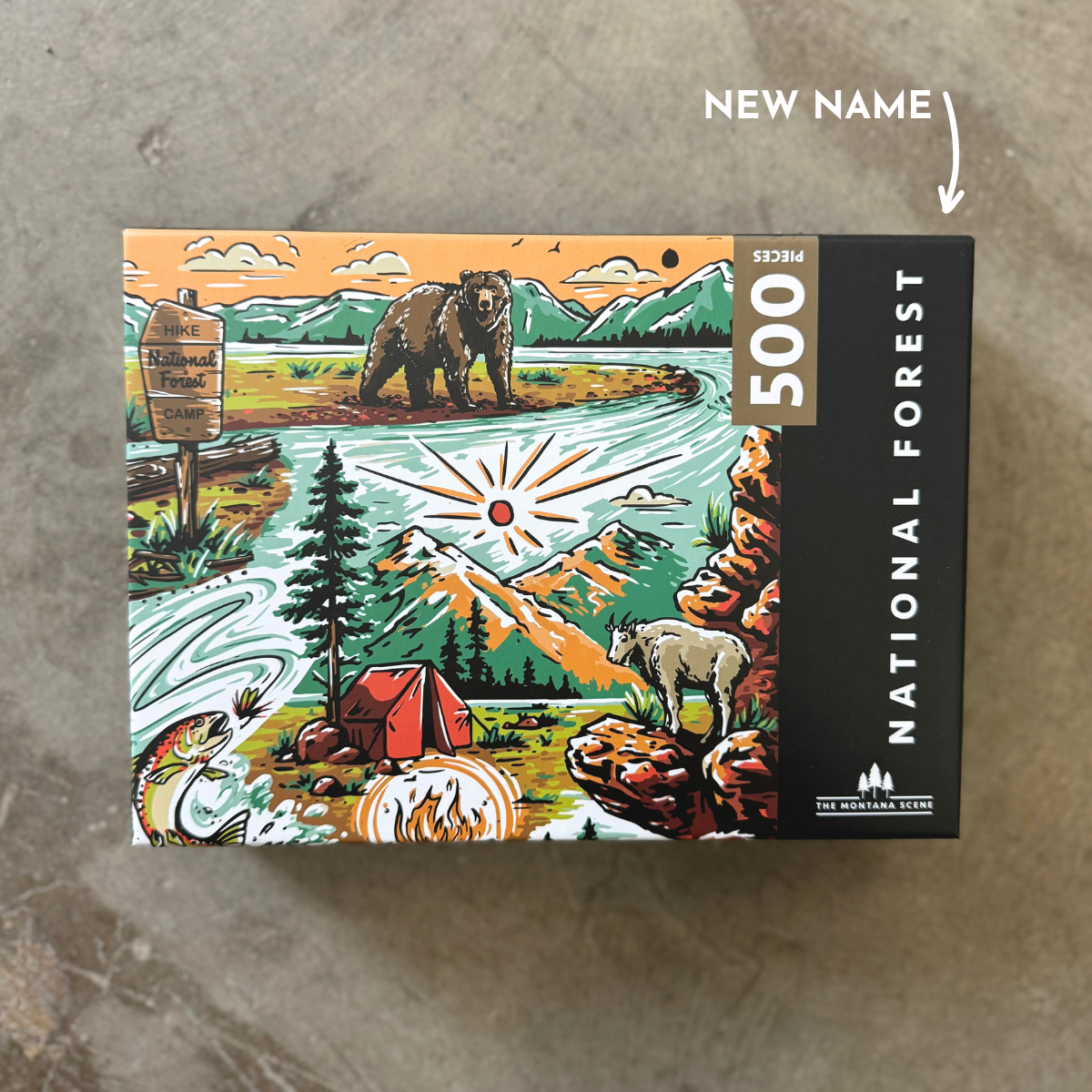 National Forest Puzzle - 500 Pieces by The Montana Scene