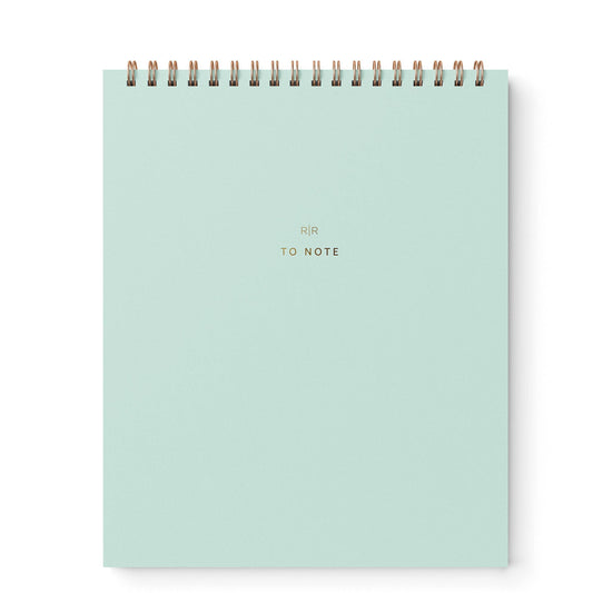 To Note Lined Notebook | Mint by Ramona & Ruth