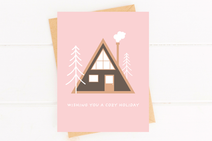 Wishing You a Cozy Holiday Card by Five Dot Post