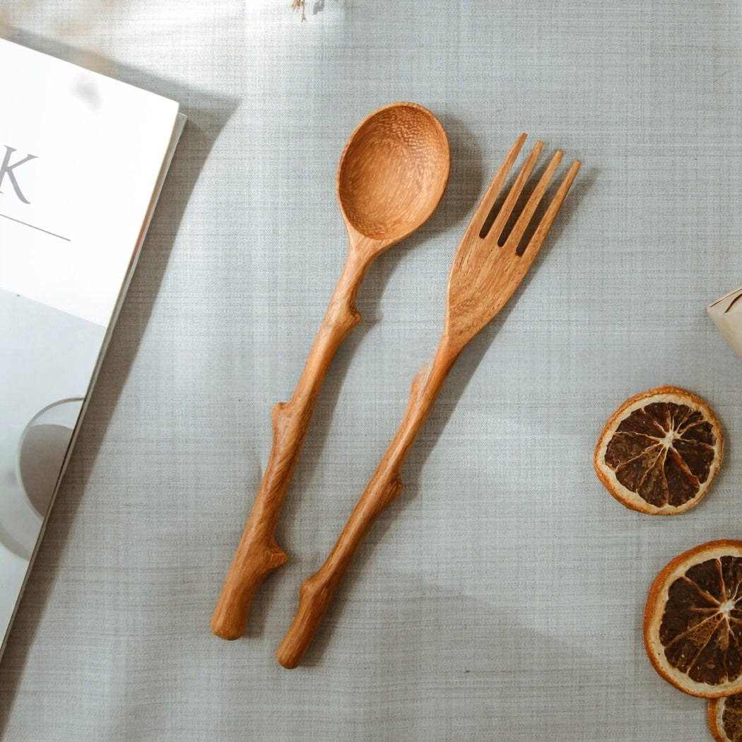 Branch Fork + Spoon Set by 194 Craft House