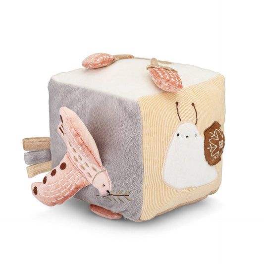 Forest Floor Soft Activity Cube Toy by Crane Baby