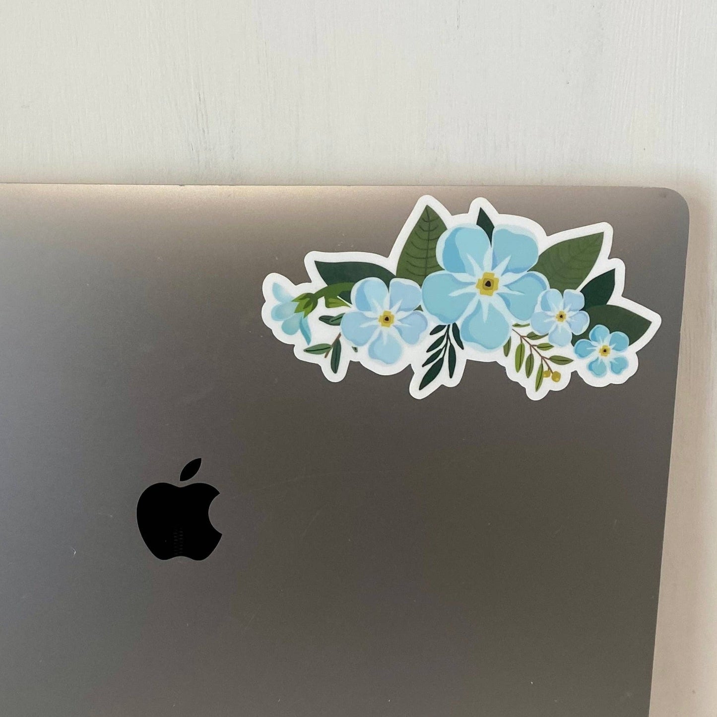 Forget-Me-Not Bunch Sticker by Wren and the Raven