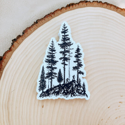 Forest Wandering Sticker by Kaari & Co.