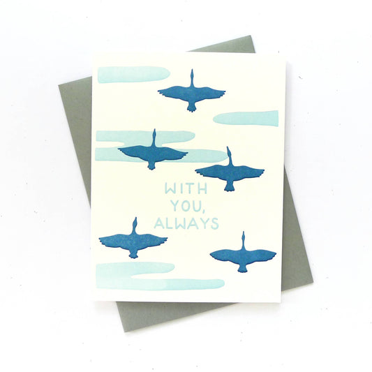 With You Card by Middle Dune