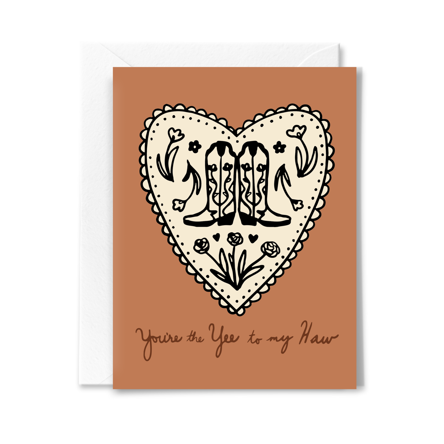 Yee to My Haw Love Card by Studio Conroy