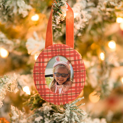 Marley Fabric Frame Ornament by Handker Bandanas