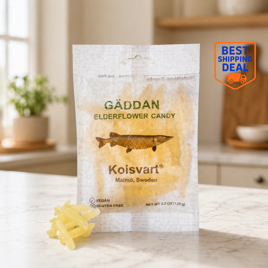 Gäddan Elderflower Swedish Candy Fish
