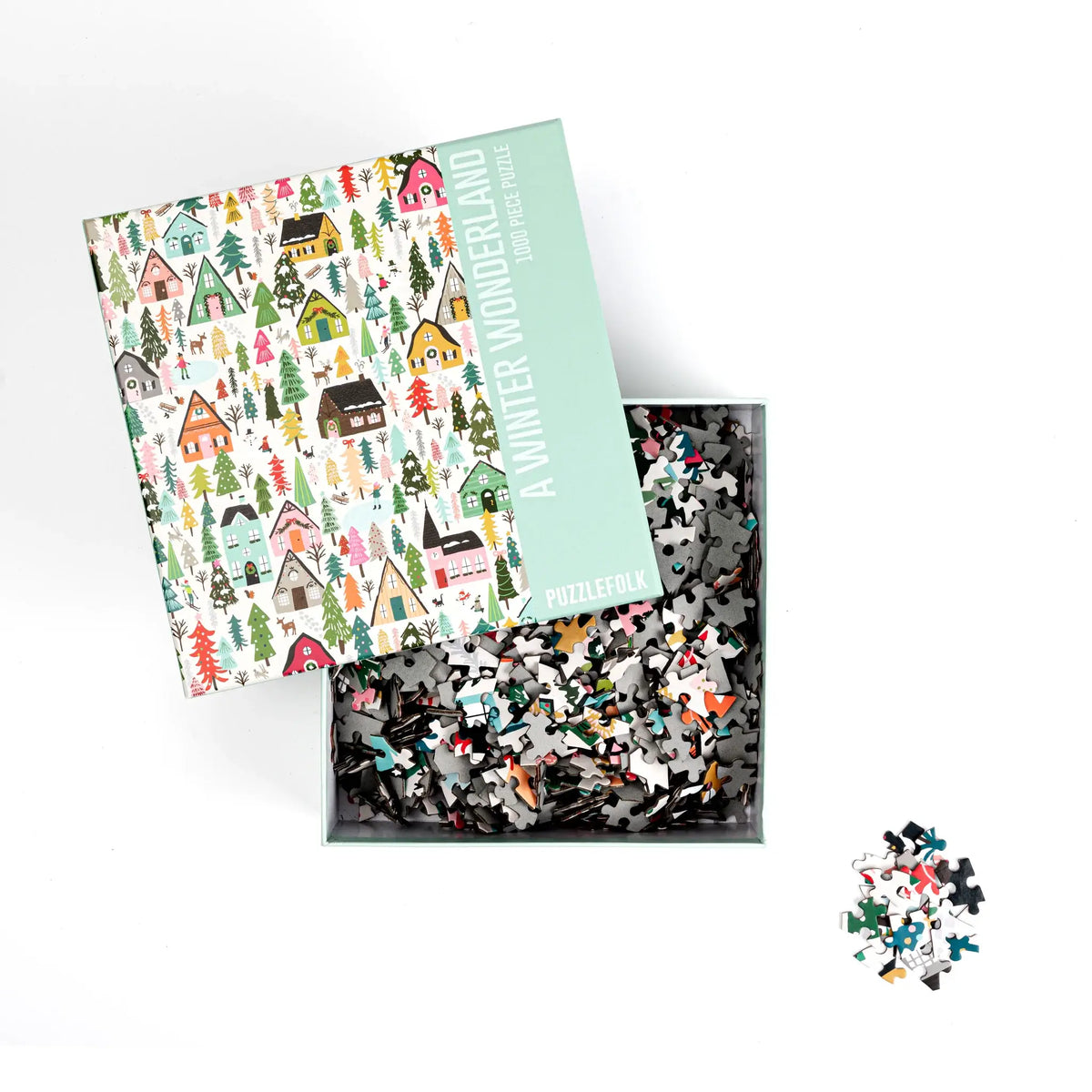 A Winter Wonderland Christmas 1000-Piece Puzzle by PuzzleFolk