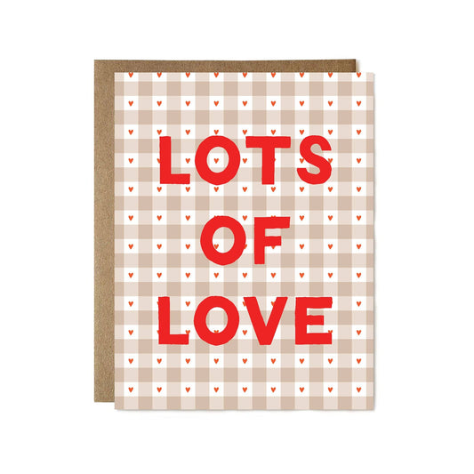Lots of Love Card by Ula Bloom