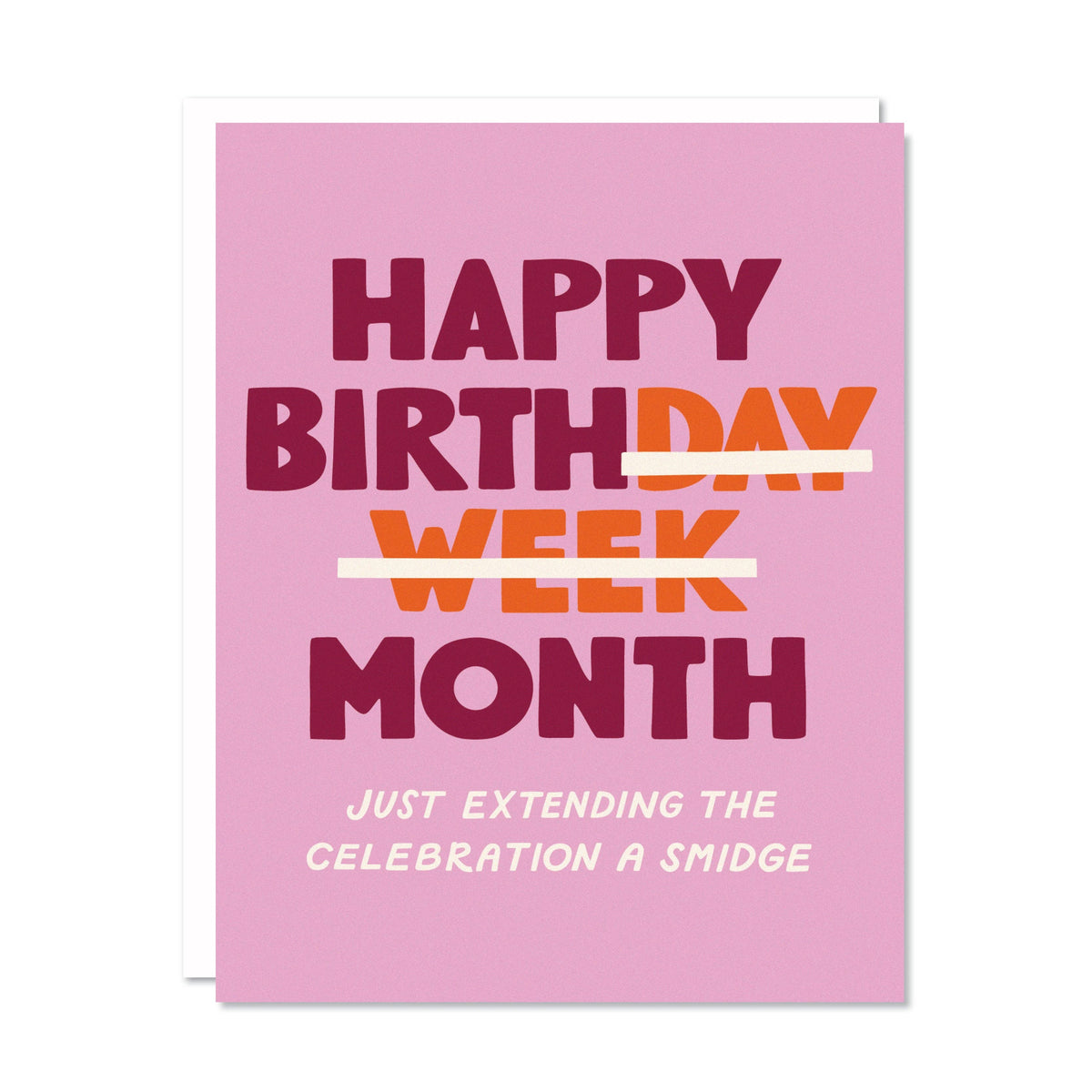 Birth Month Card by Odd Daughter Paper Co.