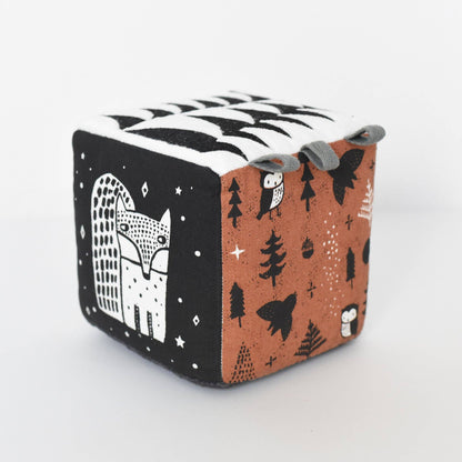 Woodland Animals Soft Block for Baby by Wee Gallery
