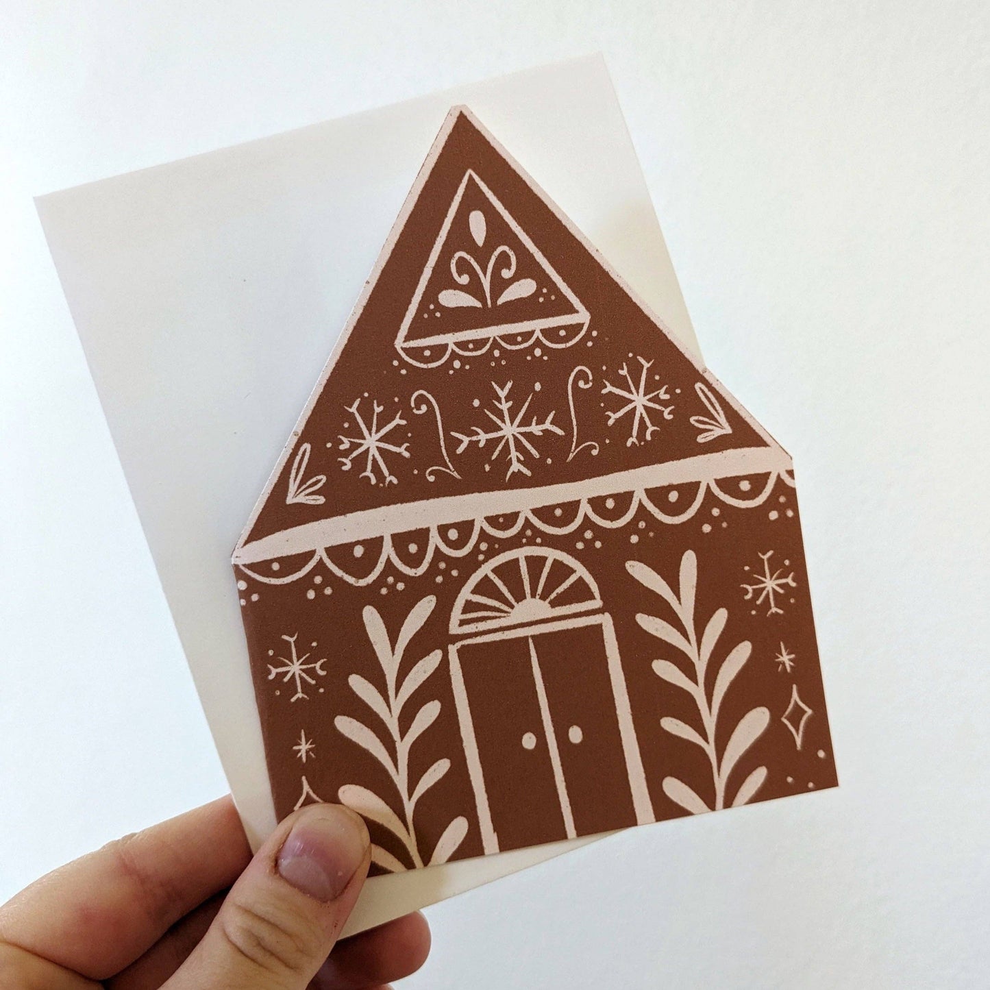 Gingerbread Houses | Set of Four Cards by Elizabeth Kirsteatter