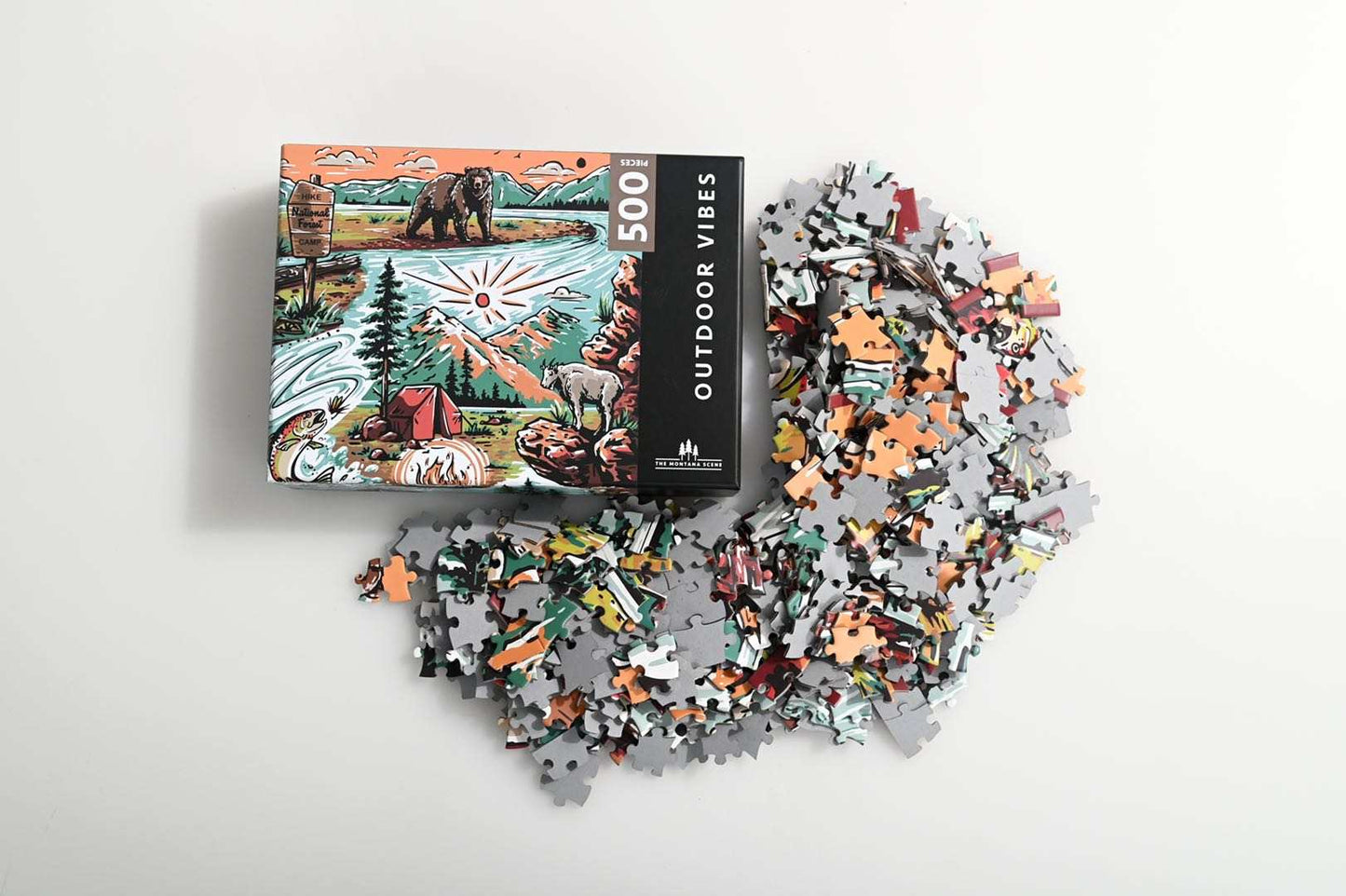 National Forest Puzzle - 500 Pieces by The Montana Scene
